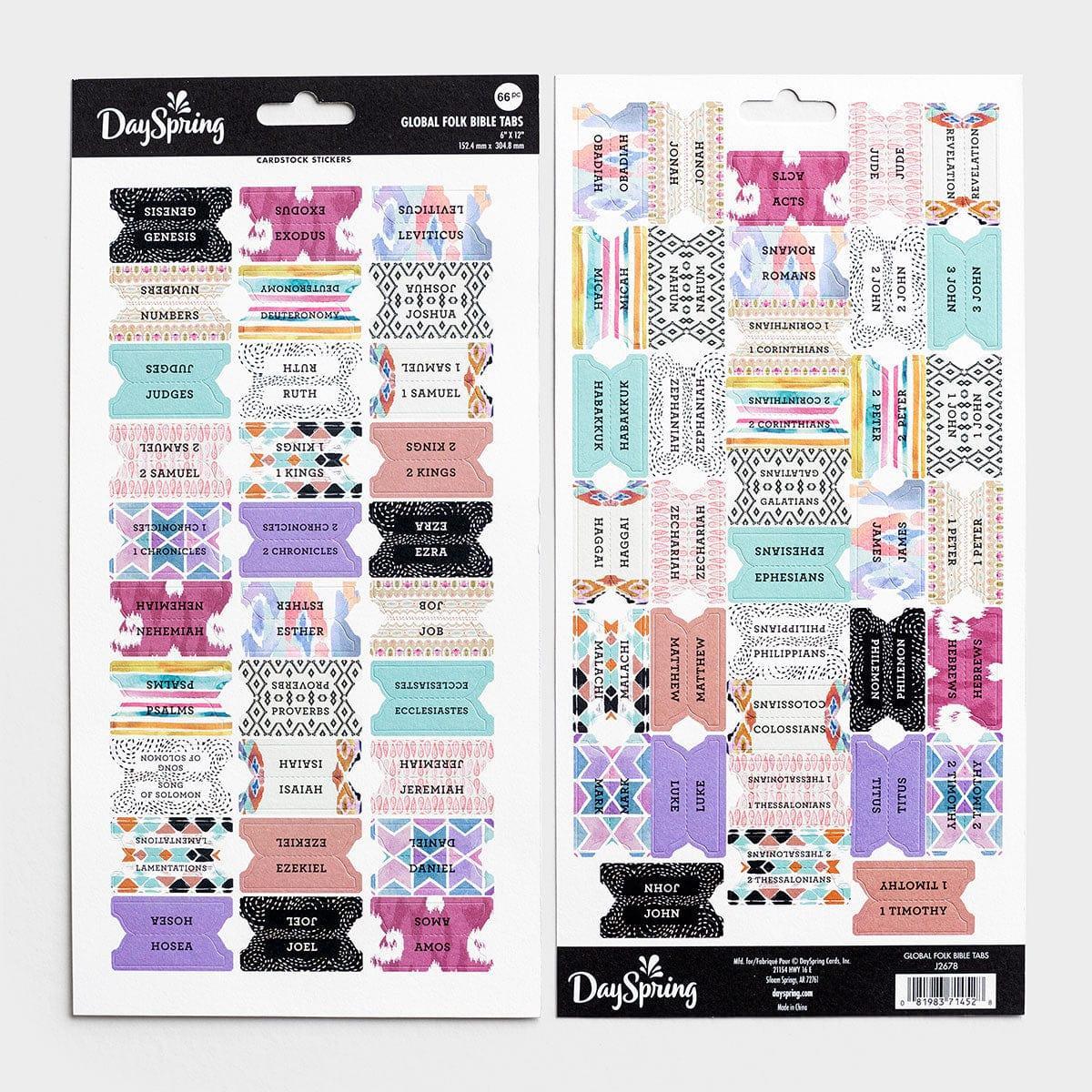 Tabs libros de la biblia en inglés