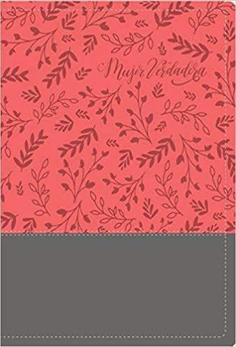 Biblia Devocional Mujer Verdadera RVR60 - Piel Coral
