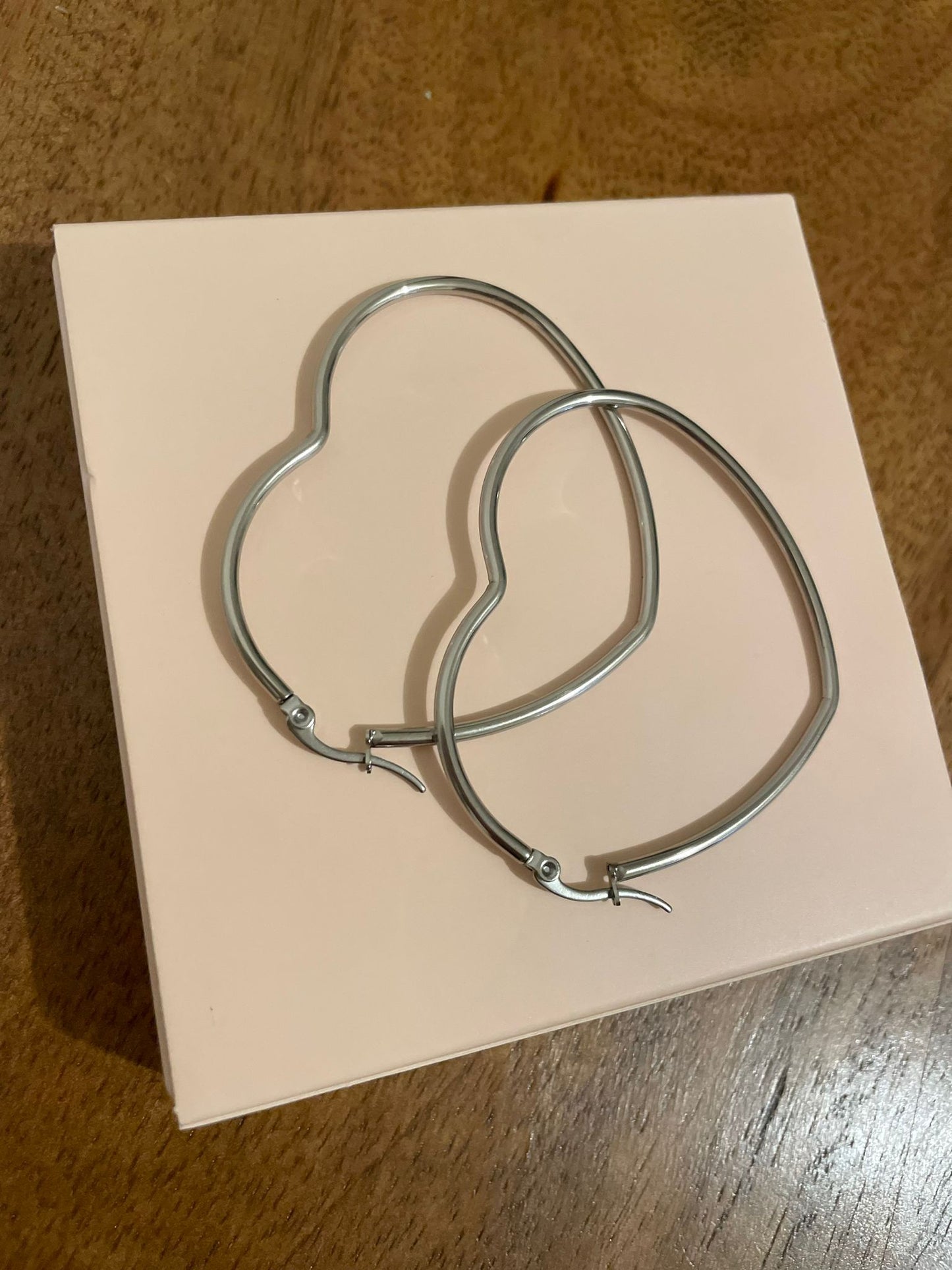 HEART SILVER EARRINGS