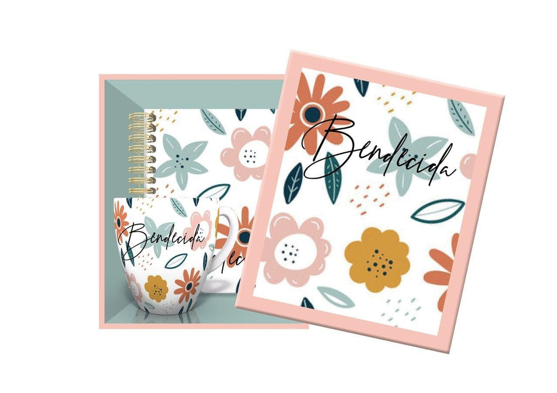 Bendecida - Set de Regalo - Taza y Libreta