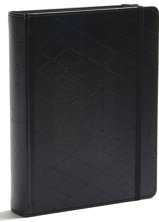 RVR 1960 Biblia de apuntes, negro símil piel